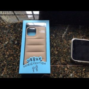 Urban Sophistication iPhone mini case. NEver used. In box.